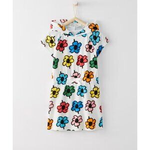 140/10 US Hanna Andersson Sunsoft Terry Hooded Floral Swim Cover-Up